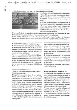 La Biblioteca elabora una carta de drets i deures dels usuaris