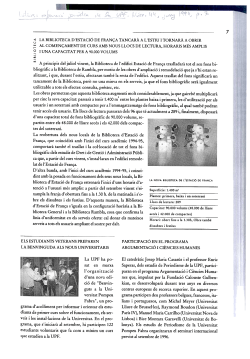 La Biblioteca d'Estaci de Fran a tancar a l'estiu i tornar a obrir al comen ament de curs amb nous llocs de lectura, horaris m s amplis i una capacitat per a 90.000 volums