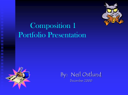 Composition 1 Portfolio Presentation.ppt
