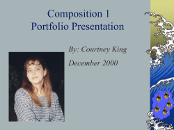 Composition 1 Portfolio Presentation1.ppt