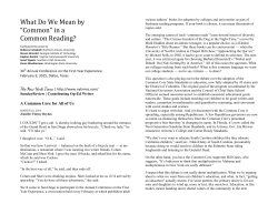 FD-200 What Do We Mean by Common in a Common Reading -2