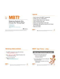 E-44 Retaining Students who Choose the Wrong Major