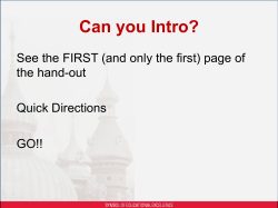 CT-61 Speak Up - When Communication Skills are on the FYE Syllabus