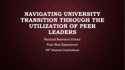 CT-35 Navigating University Transition Through the Utilization of Peer Leaders -2