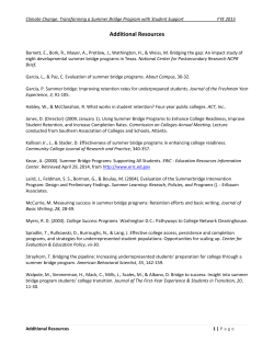 CI-66 Climate Change - Transforming a Summer Bridge Program with Student Support -3