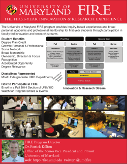 CI-59 FIRE - The First-Year Innovation and Research Experience -2