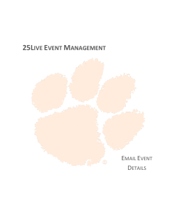 Email Event Details