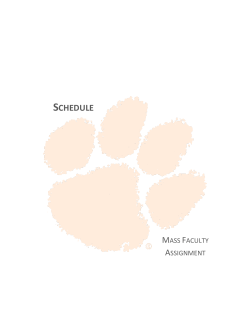 Mass Faculty Assignment