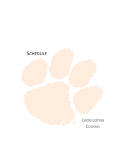 Cross-Listing Courses