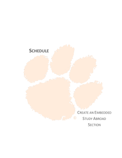 Create an Embedded Study Abroad Section
