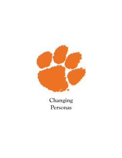 Changing Personas
