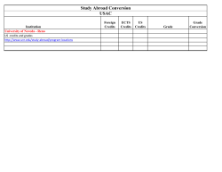Credit Conversion Information::International Institutions (.pdf)