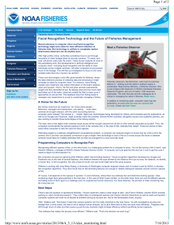 Facial Recognition Technology - Future Of Fisheries Management