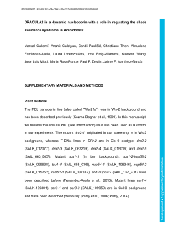 Supplementary information