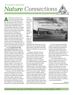 Nature Connections, November/December 2015