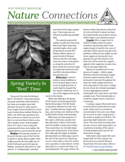 Nature Connections, March/April 2016