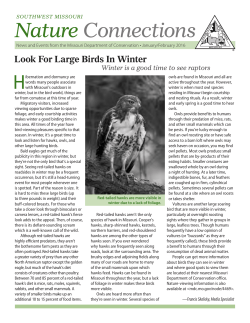 Nature Connections, January/February 2016