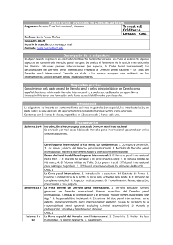 Derecho penal europeo e internacional