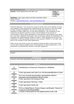 30707- Social rights and trade agreements