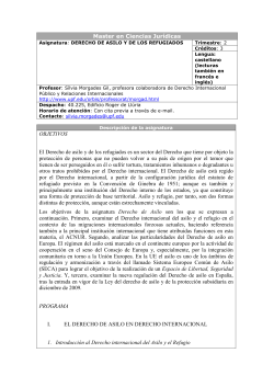 30704- Derecho de asilo