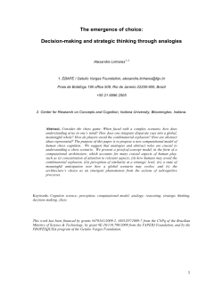 Emergence of Choice v5