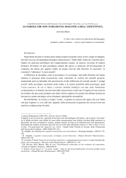 SemanticaAffettivit&agrave;