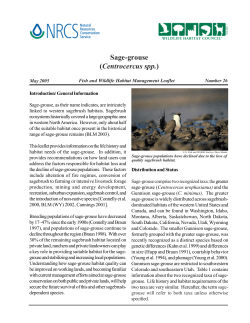 Habitat Management leaflet