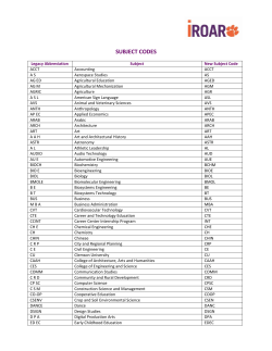 Subject Codes (.pdf)