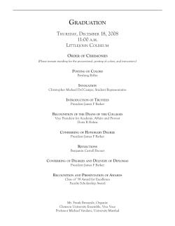 December Ceremony 2008