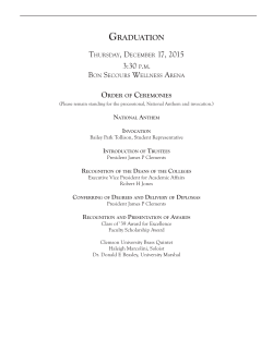 December Ceremony 2015