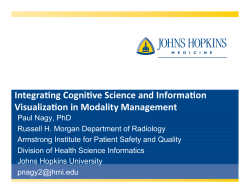 Integrating Cognitive Science and Information Visualization in Modality Management