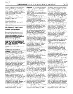 Notice of Availability