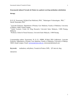 Itraconazole induced Torsade de Pointes