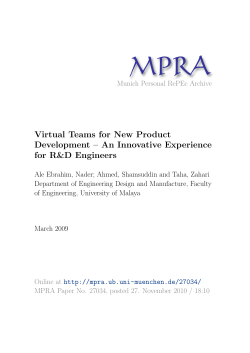MPRA paper 27034