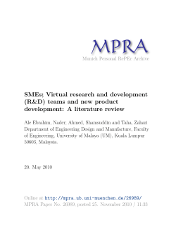 MPRA paper 26989