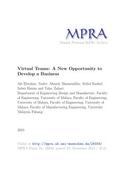 MPRA paper 26934
