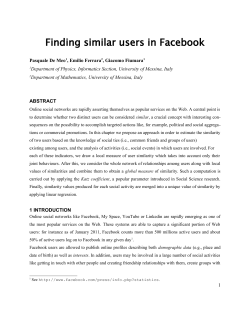 Finding similar users-CR