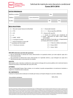 solicitud de becario condicional