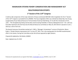 MAGNUSON STEVENS ACT Side-by-Side Rick Marks (June 2015)