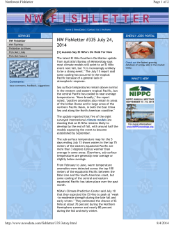 Aussies say El Nino's On Hold for Now (July 2014)