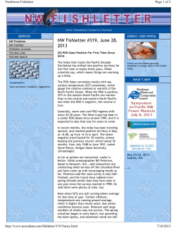 PDO Goes Positive For First Time Since 2010
