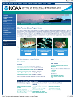 NOAA Fisheries Science Program Rvw