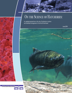 On the Science of Hatcheries 2014 (June 2014)