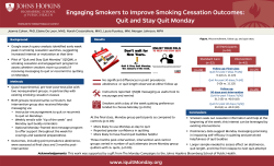 Engaging smokers to improve smoking cessation outcomes: Quit and Stay Quit Monday