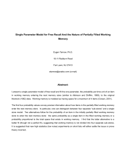 Single Parameter Model
