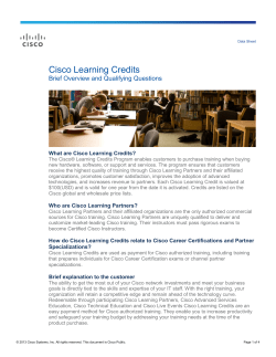 Brief Overview and Qualifying Questions