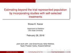 Estimating Beyond the Trial-Represented Population by Incorporating Studies with Self-Selected Treatments