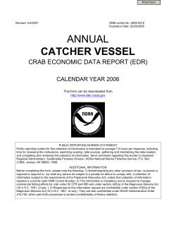 2006 Annual Catcher Vessel EDR
