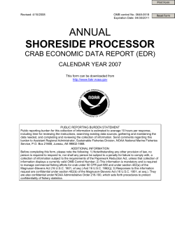 2007 Annual Shoreside Processor EDR