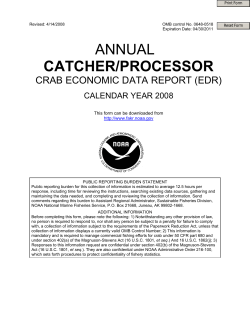 2008Annual Catcher Processor EDR